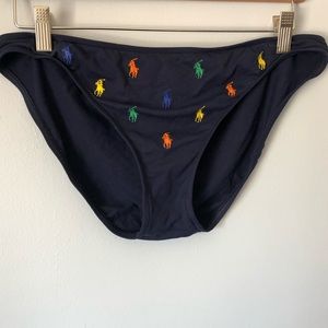 RALPH LAUREN Vintage Navy blue Bikini Bottom